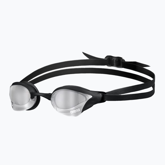 Occhiali da nuoto Arena Cobra Core Swipe Mirror argento/nero