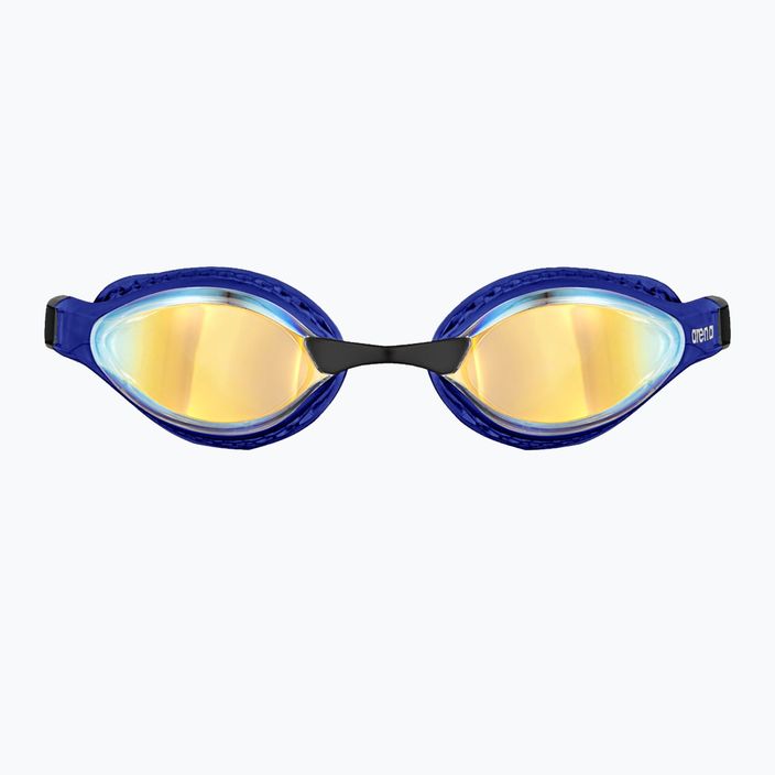 Occhiali da nuoto Arena Air-Speed Mirror giallo rame/blu 7