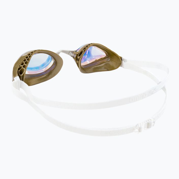 Occhialini da nuoto Arena Air-Speed Mirror giallo rame/oro/multi 4
