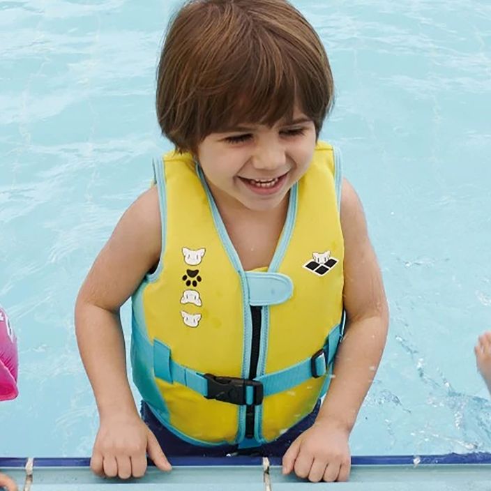 Gilet di galleggiamento giallo per bambini Arena Friends Swim 6