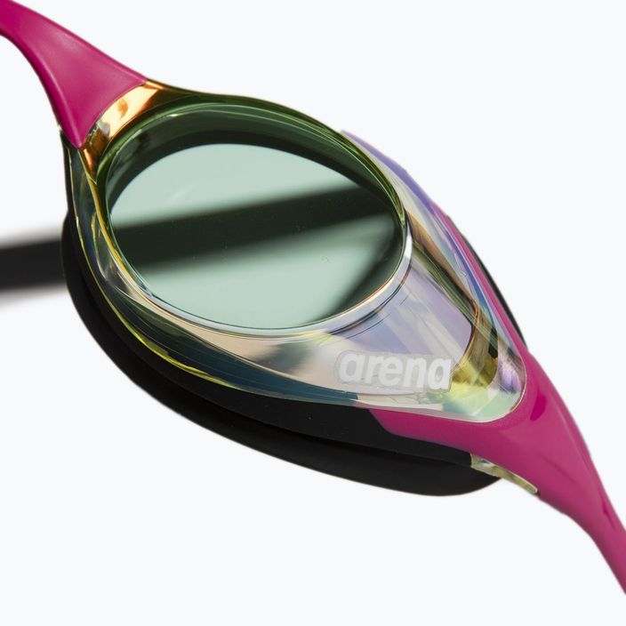 Occhiali da nuoto Arena Cobra Swipe Mirror giallo rame/rosa 12