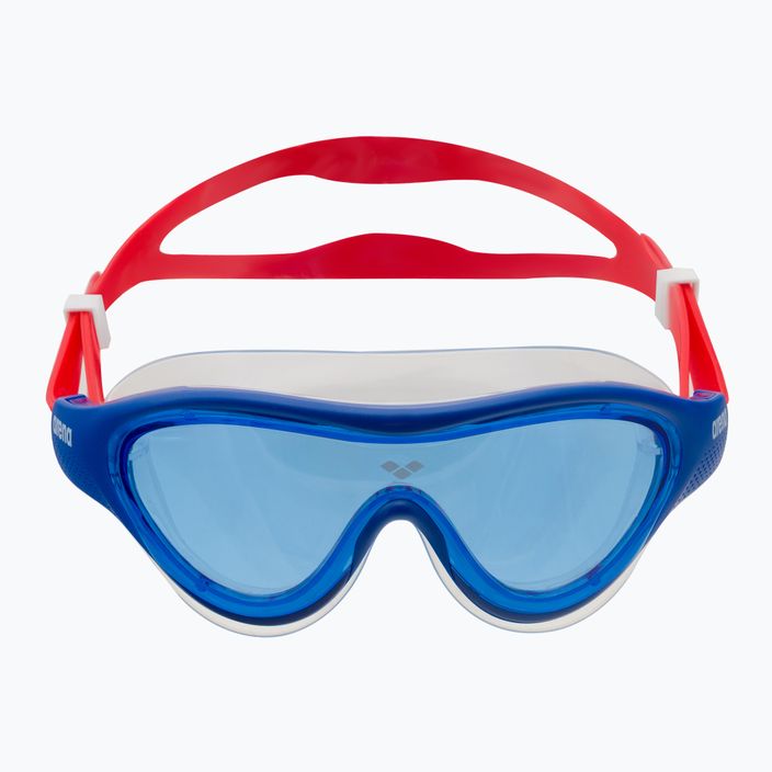 Maschera da nuoto per bambini arena The One Mask blu/blu/rosso 2