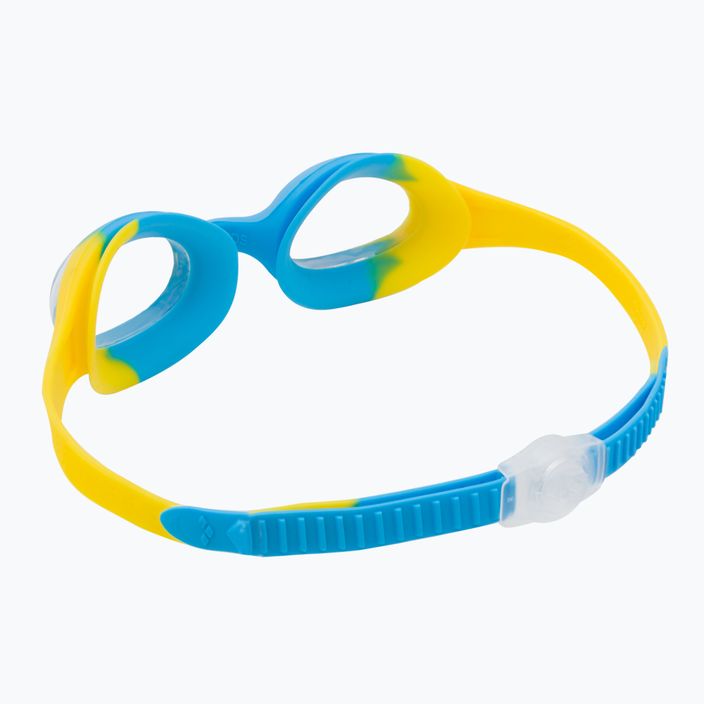 Occhialini da nuoto per bambini Arena Spider trasparenti/gialli/azzurri 4