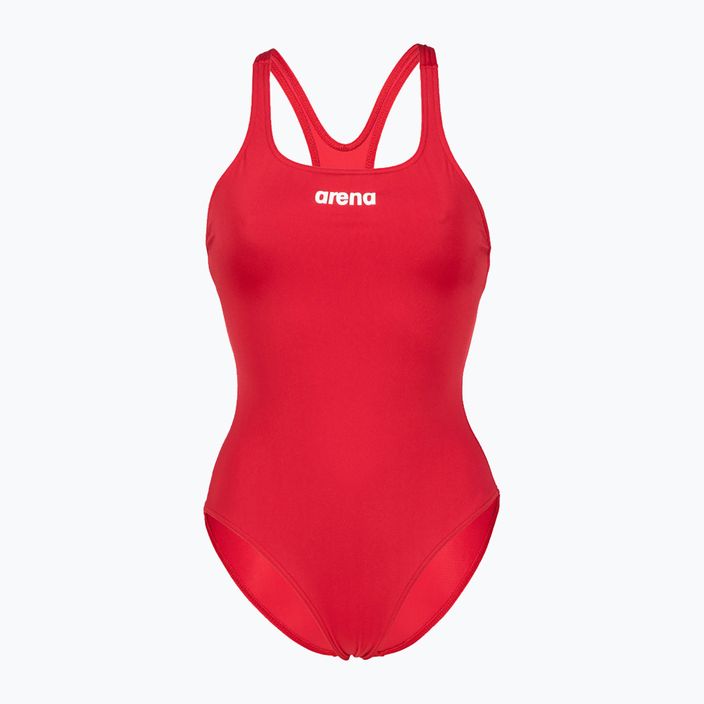 Costume intero donna arena Team Swim Pro Solid rosso/bianco 4