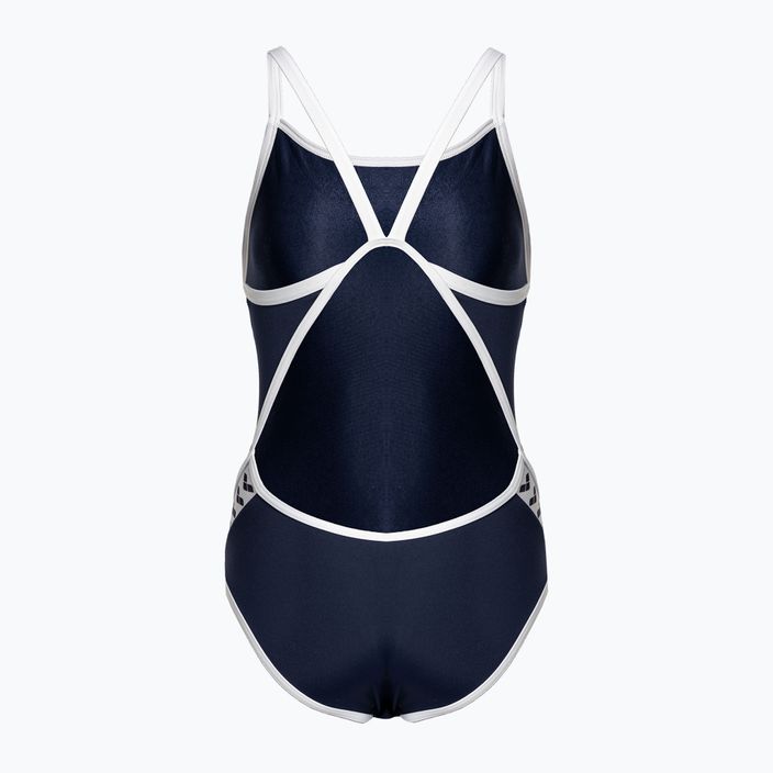 Costume intero donna arena Icons Super Fly Back Solid navy/bianco 2