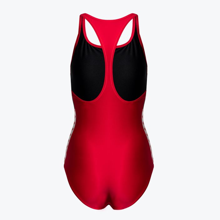 Costume da bagno intero donna arena Icons Racer Back Solid rosso 2