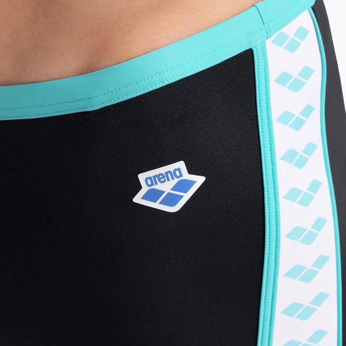 Uomo arena Icons Swim Jammer Logo nero/bianco/blu diamante 7