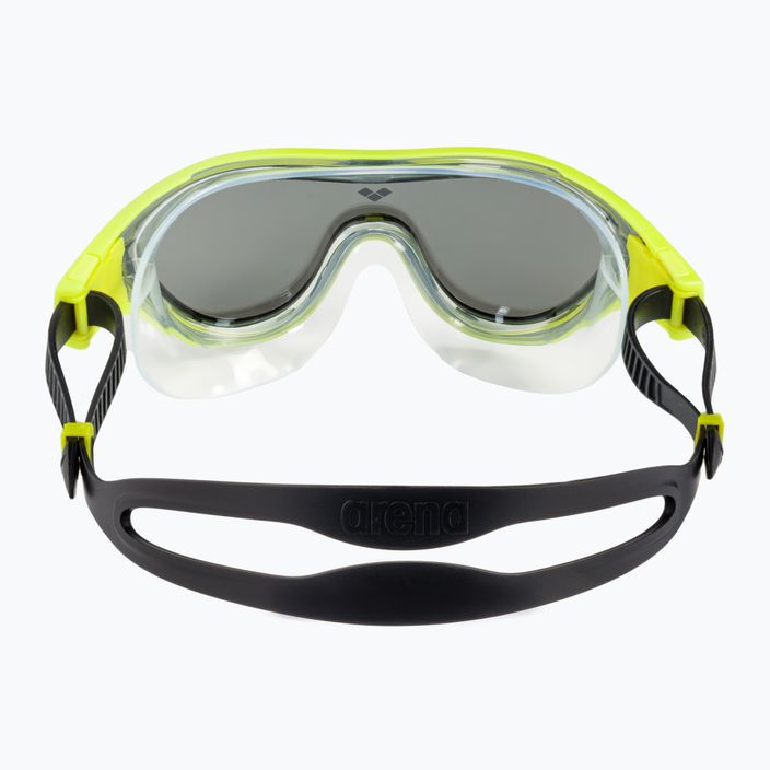 Occhialini da nuoto Arena The One Mask Mirror silver/soft green/black 5