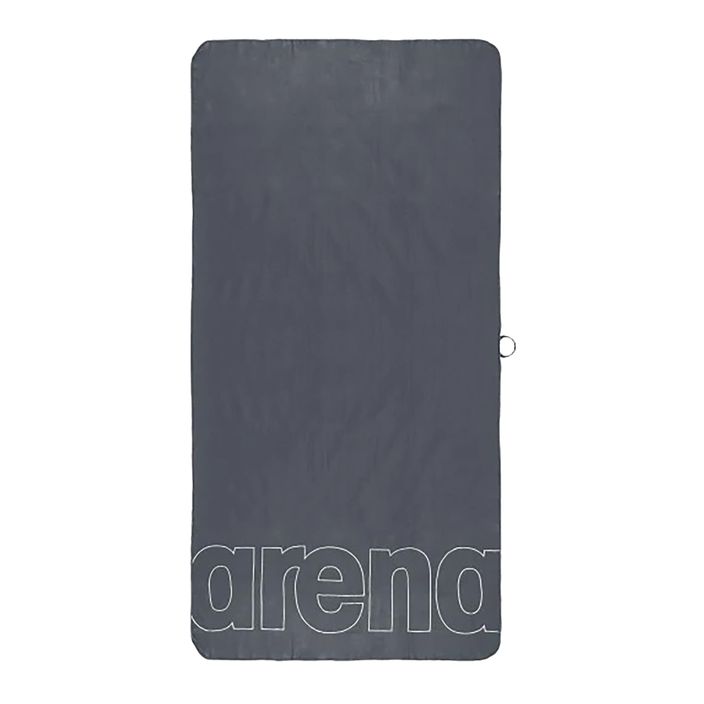 Arena Smart Plus Asciugamano da palestra grigio/bianco 2