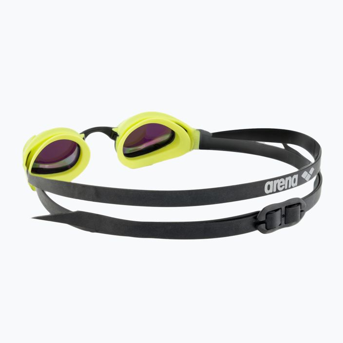 Occhiali da nuoto Arena Cobra Core Swipe Specchio smeraldo/cyber lime 4