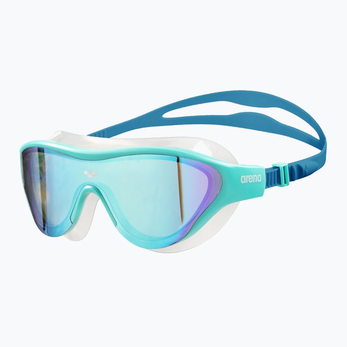 Occhialini da nuoto Arena The One Mask Mirror blue/water/blue cosmo