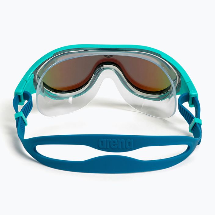 Occhialini da nuoto Arena The One Mask Mirror blue/water/blue cosmo 3