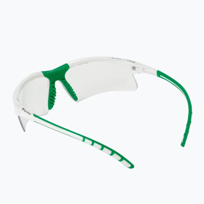 Occhiali da squash Tecnifibre Lunettes Aquash bianco/verde 2