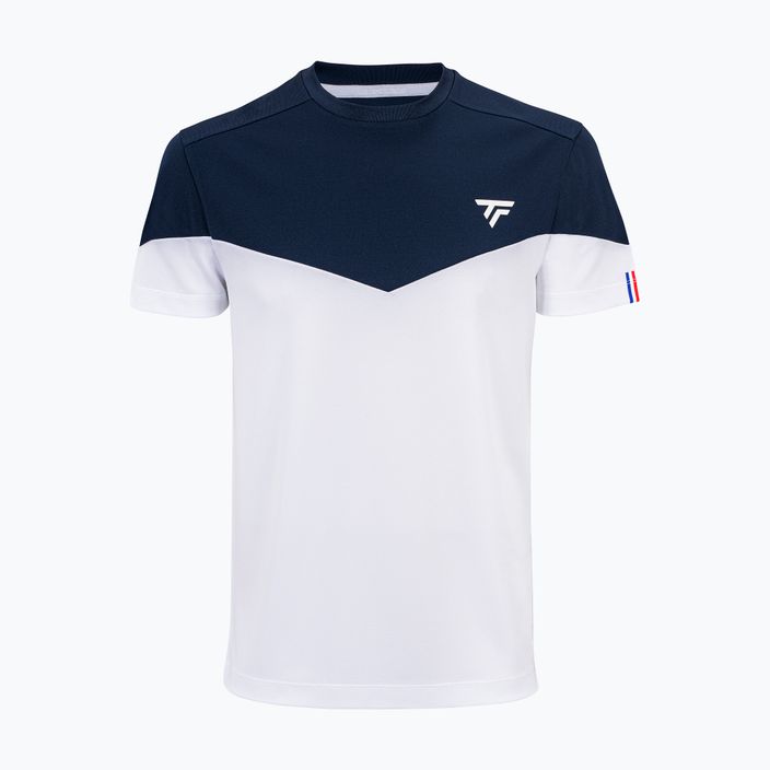 Camicia da tennis da uomo Tecnifibre 22PERFTEE Perf bianco/marino