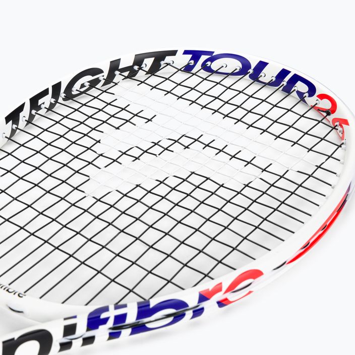 Racchetta da tennis per bambini Tecnifibre Tfight Tour 26 bianco 5
