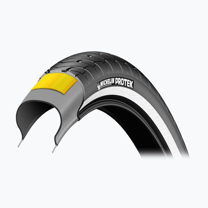 Pneumatico per bicicletta Michelin Protek Br Wire Access Line 700 x 35C nero 4