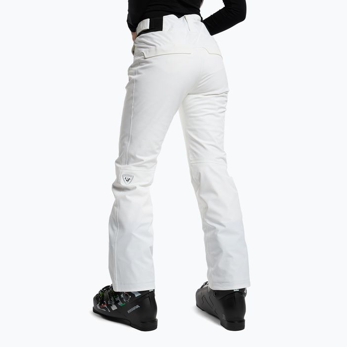Pantaloni da sci da donna Rossignol Elite bianco 3