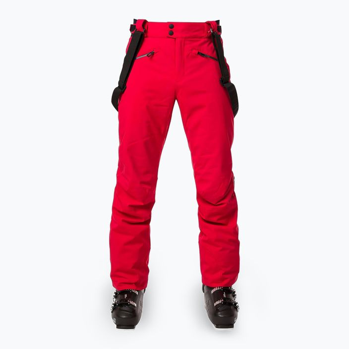 Pantaloni da sci Rossignol Classique da uomo, rosso 11