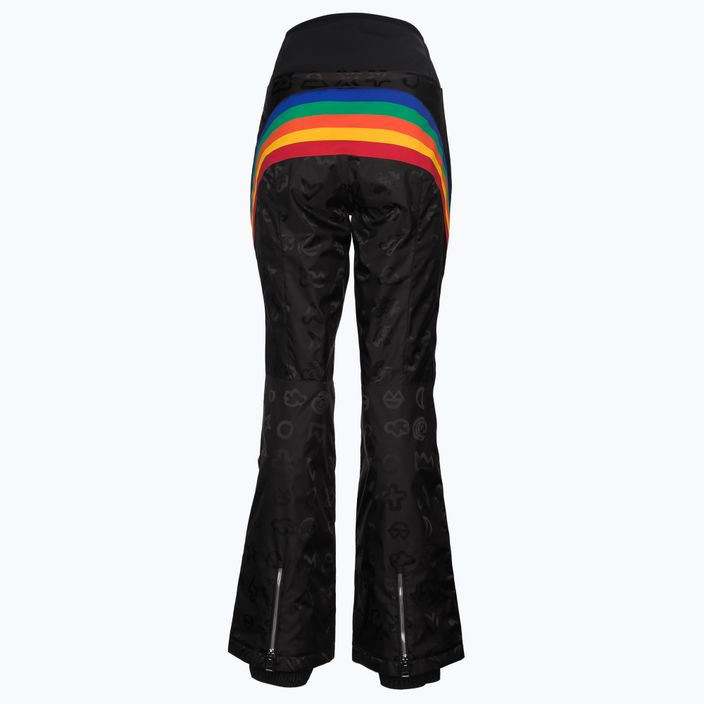 Pantaloni da sci da donna Rossignol Rainbow nero 10