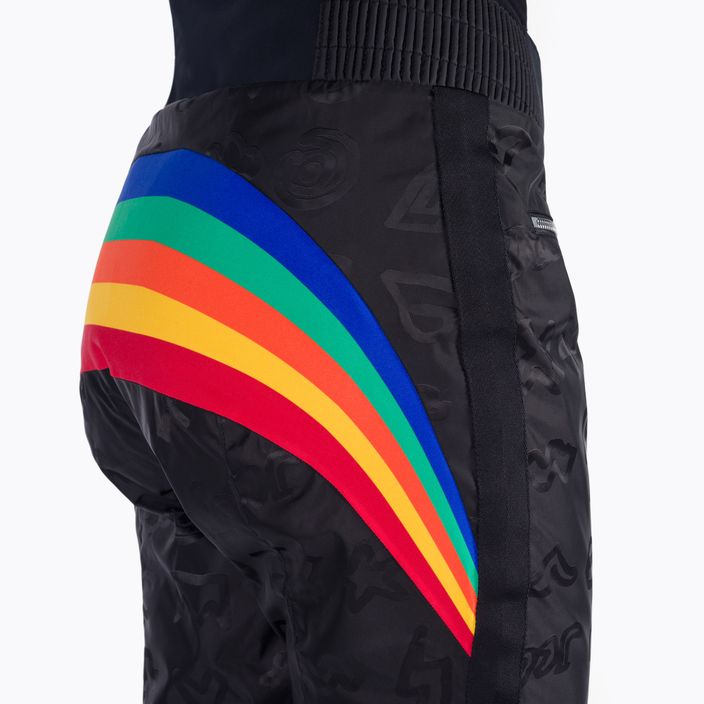 Pantaloni da sci da donna Rossignol Rainbow nero 6