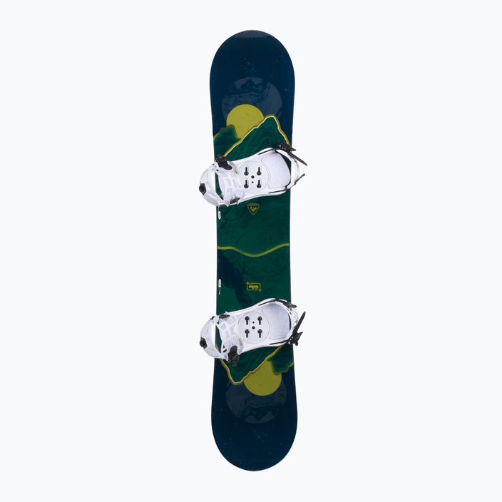 Snowboard donna Rossignol Myth + attacchi Myth S/M nero/verde 2