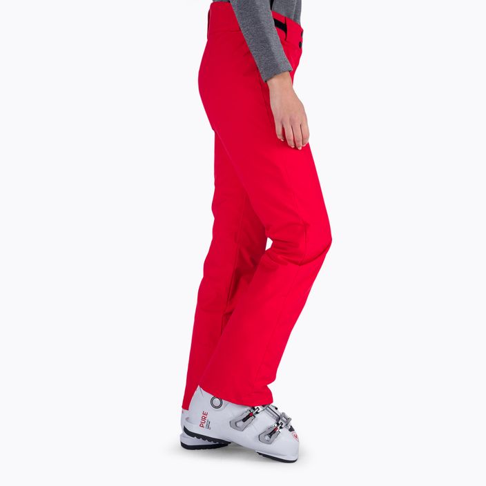 Pantaloni da sci da donna Rossignol Rapide rosso 2