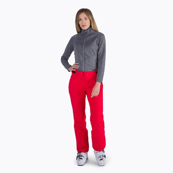 Pantaloni da sci da donna Rossignol Rapide rosso 6