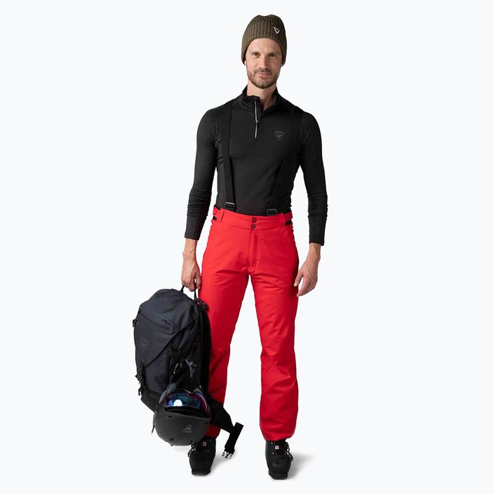 Rossignol pantaloni da sci da uomo Sci sport rosso 4