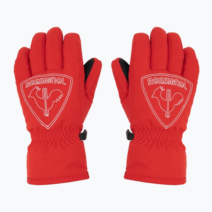 Rossignol Jr Rooster G sport guanti da sci per bambini rossi 3