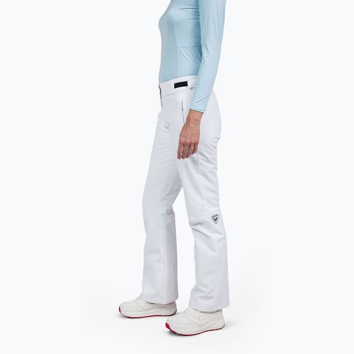 Pantaloni da sci da donna Rossignol Staci bianco 3