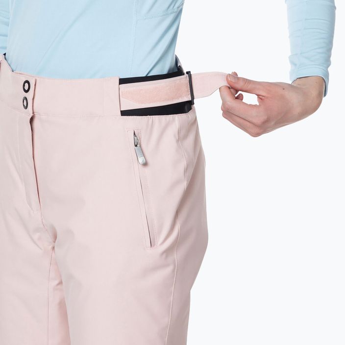 Rossignol pantaloni da sci da donna rosa cipria 5