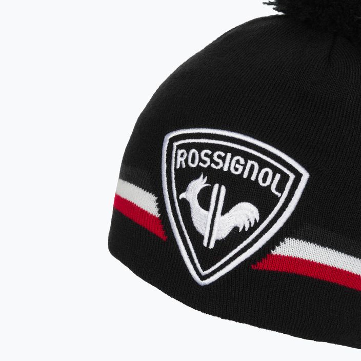 Rossignol Rooster Pompon nero berretto invernale da uomo 4