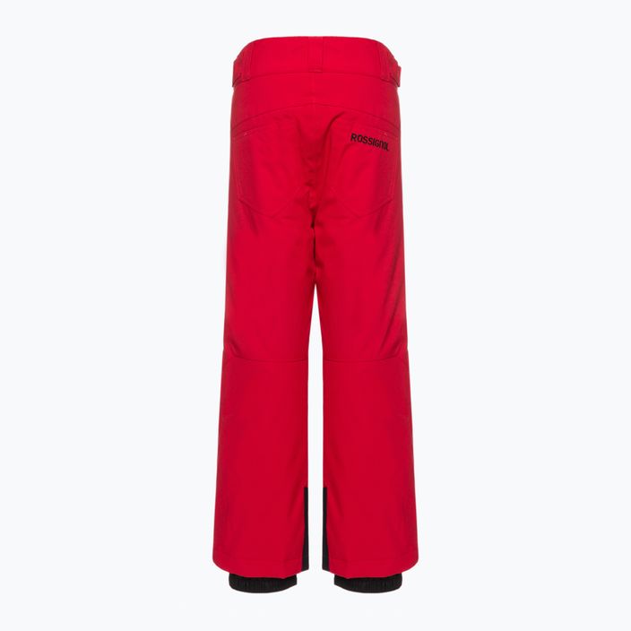 Rossignol Boy Ski sport pantaloni da sci rossi per bambini 5