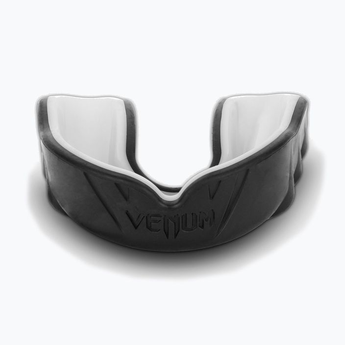 Protezioni Venum Challenger a mascella singola in bianco e nero 0618 3