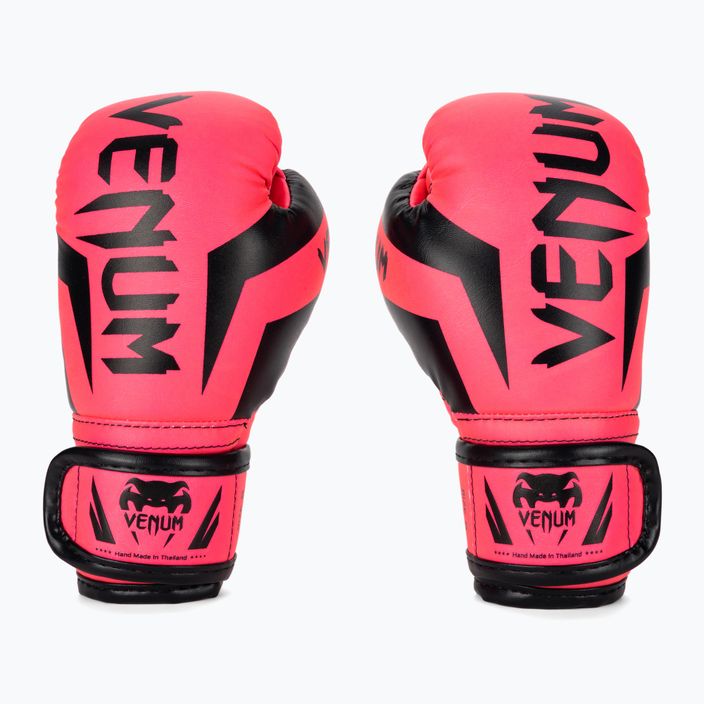 Guanti da boxe per bambini Venum Elite Boxing rosa fluo