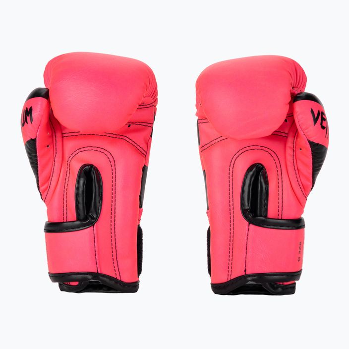 Guanti da boxe per bambini Venum Elite Boxing rosa fluo 2