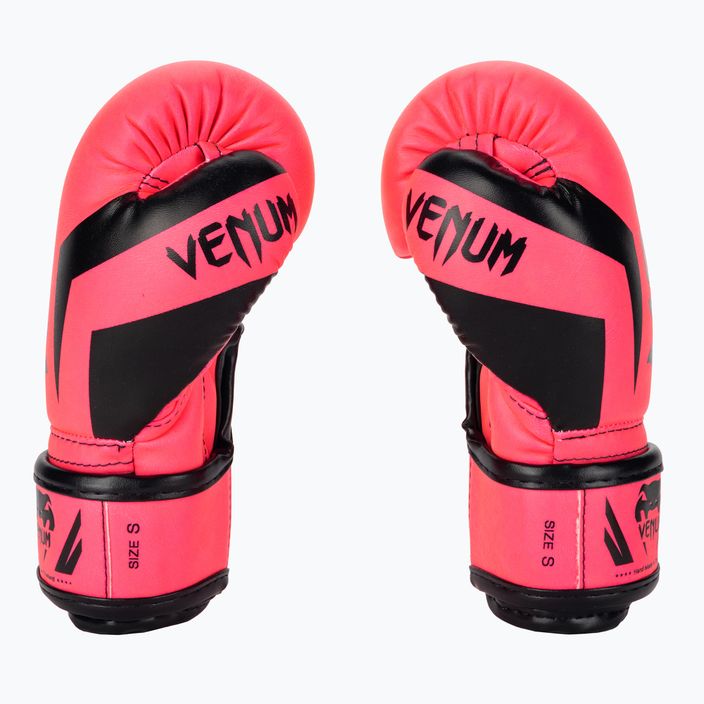 Guanti da boxe per bambini Venum Elite Boxing rosa fluo 3
