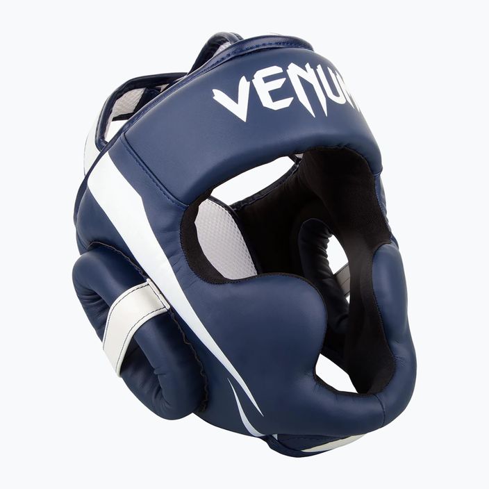 Casco da boxe Venum Elite bianco/blu navy 5