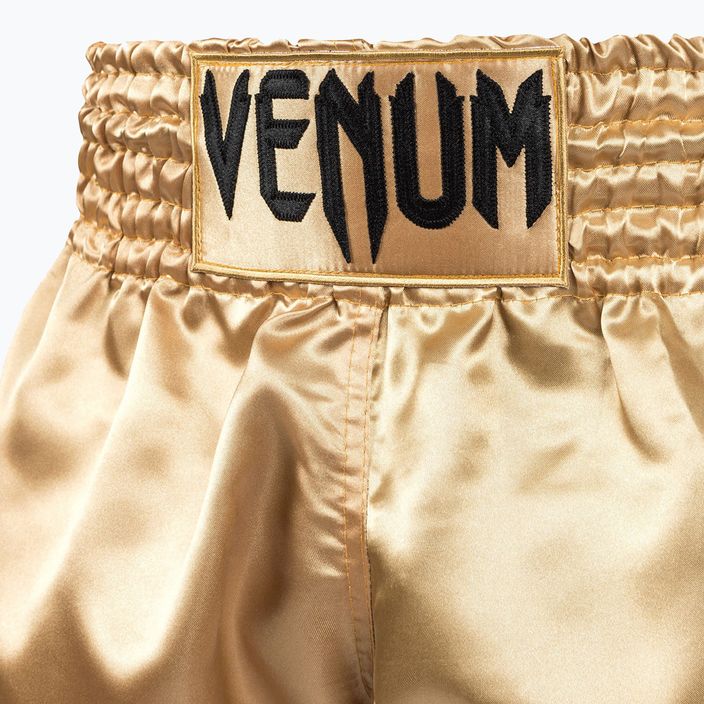 Pantaloncini Venum Classic Muay Thai uomo nero e oro 03813-449 4
