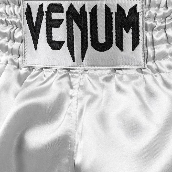 Pantaloncini Venum Classic Muay Thai da uomo nero e argento 03813-451 4