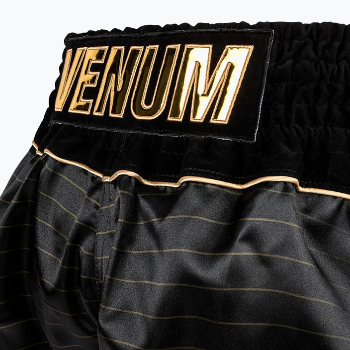 Pantaloncini da allenamento Venum Attack Muay Thai nero/oro 7