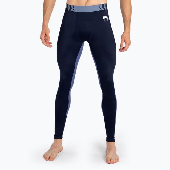 Venum Tempest Spats, leggings da allenamento da uomo, blu navy