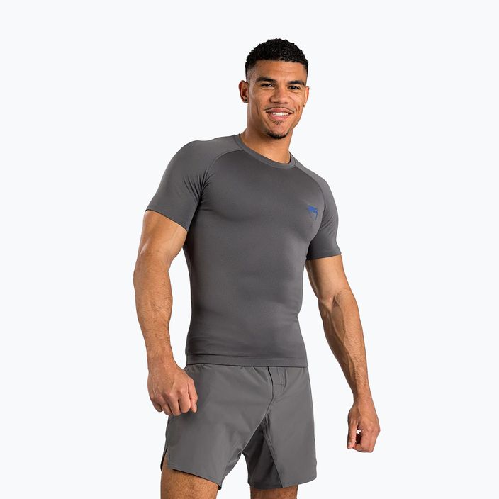 Rashguard Venum Contender grigio da uomo