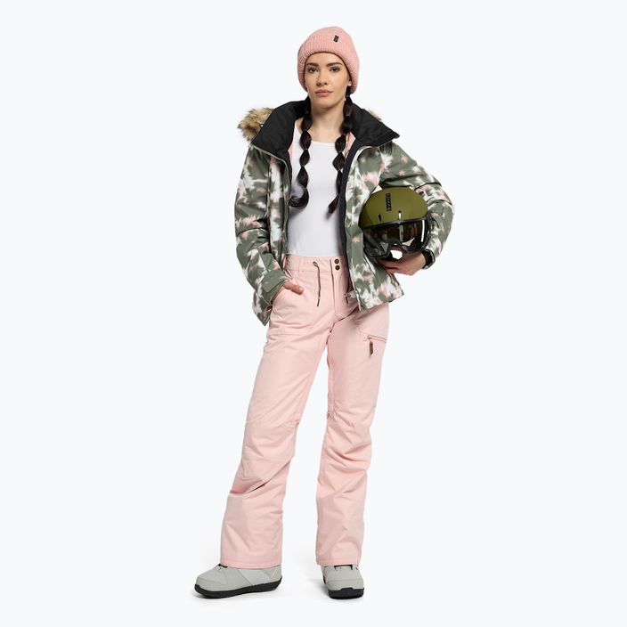Pantaloni da snowboard donna ROXY Nadia argento rosa 2