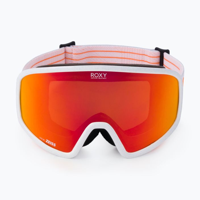 Occhiali da snowboard da donna ROXY Feenity Color Luxe bianco brillante/sonar ml rosso revo 2