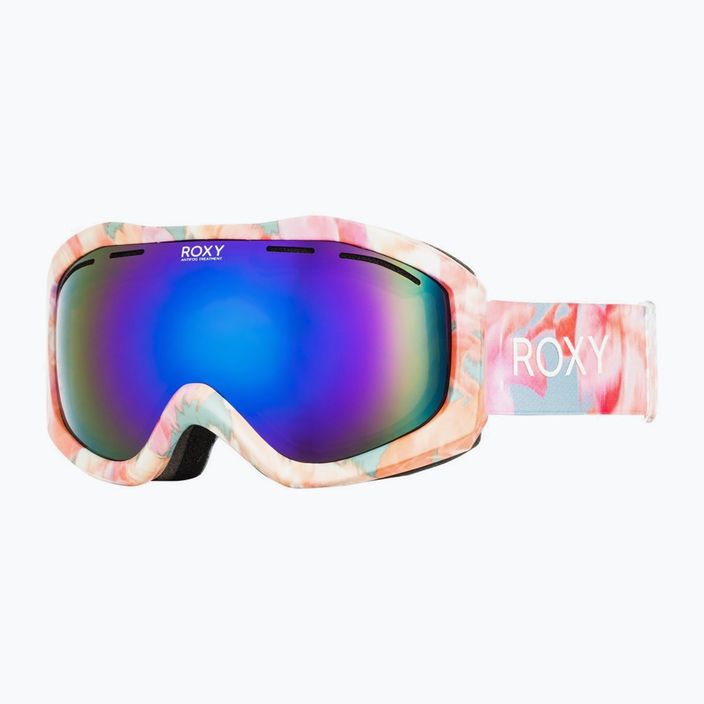Occhiali da snowboard da donna ROXY Sunset ART J stone blue jorja/amber rose ml blue 5