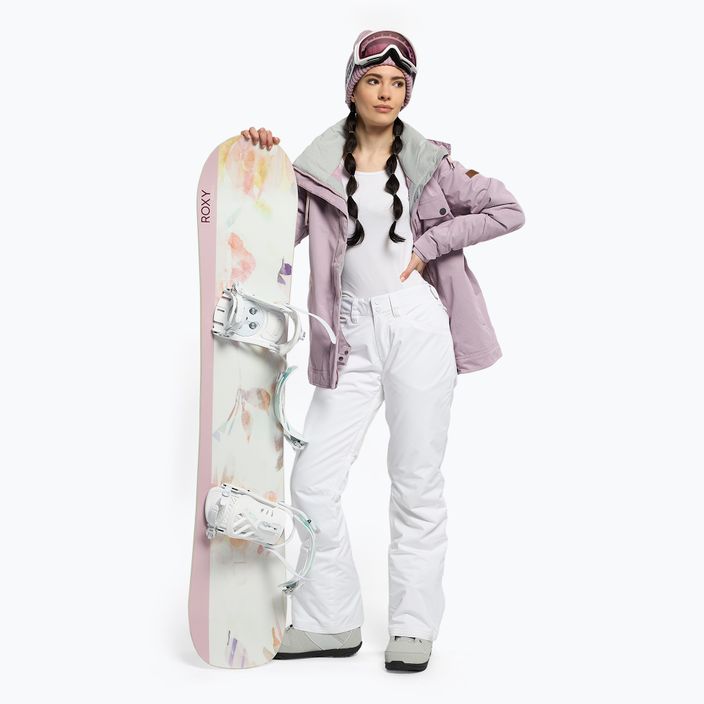 Pantaloni da snowboard donna ROXY Backyard bianco 2