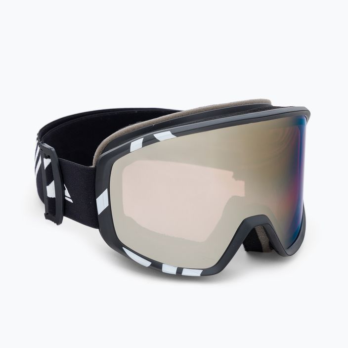 Quiksilver Harper true black/amber silver mirror occhiali da snowboard