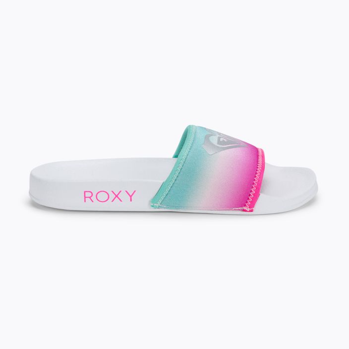 ROXY Slippy Neo G infradito per bambini bianco/rosa/turchese 2