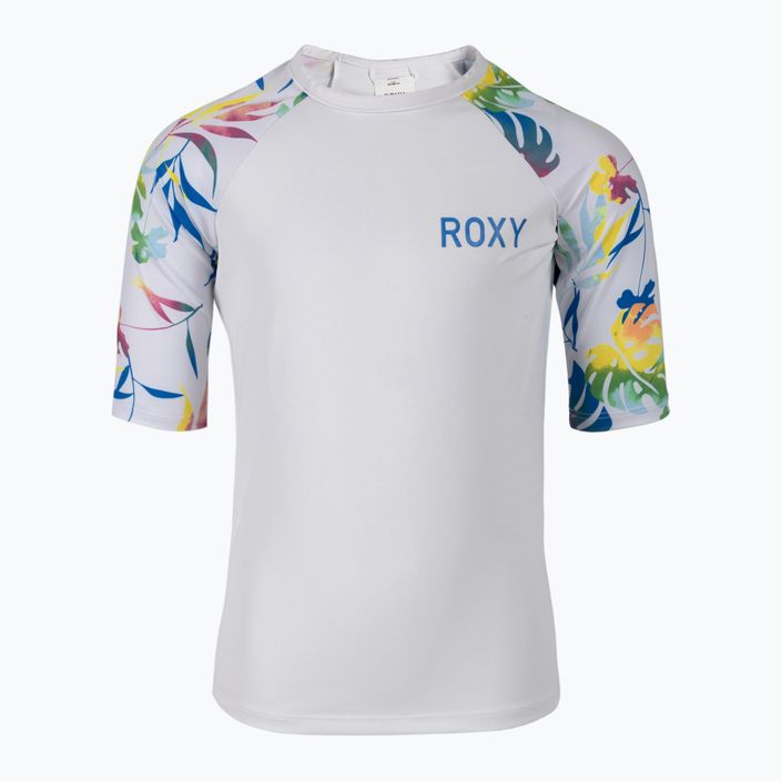 ROXY Maglietta da bagno per bambini stampata in bianco brillante/surf trippin